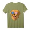 Golden Retriever 4. Juli Patriotisches Hund T-Shirt - Lustiges USA Flaggen Design für Feiertage, Geburtstage & Weihnachten