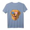 Golden Retriever 4. Juli Patriotisches Hund T-Shirt - Lustiges USA Flaggen Design für Feiertage, Geburtstage & Weihnachten