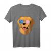 Golden Retriever 4. Juli Patriotisches Hund T-Shirt - Lustiges USA Flaggen Design für Feiertage, Geburtstage & Weihnachten