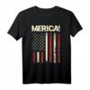 4 Juli Merica Amerikanische Flagge Patriotische Paraden T-Shirt – Perfektes Geschenk zum Unabhängigkeitstag, Geburtstag, Weihnachten & mehr