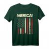4 Juli Merica Amerikanische Flagge Patriotische Paraden T-Shirt – Perfektes Geschenk zum Unabhängigkeitstag, Geburtstag, Weihnachten & mehr