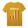 4 Juli Merica Amerikanische Flagge Patriotische Paraden T-Shirt – Perfektes Geschenk zum Unabhängigkeitstag, Geburtstag, Weihnachten & mehr