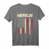 4 Juli Merica Amerikanische Flagge Patriotische Paraden T-Shirt – Perfektes Geschenk zum Unabhängigkeitstag, Geburtstag, Weihnachten & mehr