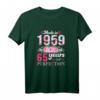 Made in 1959 65. Geburtstag Geschenk für Frau und Mann - Vintage Jubiläums T-Shirt, limitierte Edition für Vater, Opa, Onkel & Ehemann