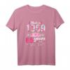 Made in 1959 65. Geburtstag Geschenk für Frau und Mann - Vintage Jubiläums T-Shirt, limitierte Edition für Vater, Opa, Onkel & Ehemann