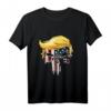 Wiederwahl in zweiter Amtszeit von Trump 2024 T-Shirt mit amerikanischer Flagge – Patriotisches Support-Shirt für Trump-Fans an Feiertagen