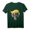 Wiederwahl in zweiter Amtszeit von Trump 2024 T-Shirt mit amerikanischer Flagge – Patriotisches Support-Shirt für Trump-Fans an Feiertagen