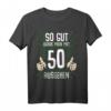 Lustiges 50. Geburtstag T-Shirt für Mann und Frau - Witzige Deko & Geschenkidee zum 50. Geburtstag 1974