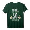 Lustiges 50. Geburtstag T-Shirt für Mann und Frau - Witzige Deko & Geschenkidee zum 50. Geburtstag 1974