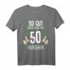 Lustiges 50. Geburtstag T-Shirt für Mann und Frau - Witzige Deko & Geschenkidee zum 50. Geburtstag 1974
