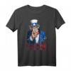 Ich möchte, dass du mit mir trinkst Onkel Sam 4. Juli T-Shirt – Patriotisches USA Feiertags-Shirt für Bierliebhaber & Partygänger