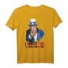 Ich möchte, dass du mit mir trinkst Onkel Sam 4. Juli T-Shirt – Patriotisches USA Feiertags-Shirt für Bierliebhaber & Partygänger