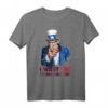 Ich möchte, dass du mit mir trinkst Onkel Sam 4. Juli T-Shirt – Patriotisches USA Feiertags-Shirt für Bierliebhaber & Partygänger