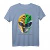 HapDeer T-Shirt mit Superhelden Face Off - Offiziell lizenziertes Design in Weiß und Grün für Fans und Sammler