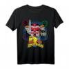 HapDeer Power Rangers Logo Megazord mit vier Köpfen T-Shirt – Lizenziertes Fanartikel für Sammler und Fans zum besonderen Anlass