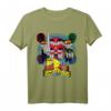 HapDeer Power Rangers Logo Megazord mit vier Köpfen T-Shirt – Lizenziertes Fanartikel für Sammler und Fans zum besonderen Anlass