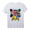 HapDeer Power Rangers Logo Megazord mit vier Köpfen T-Shirt – Lizenziertes Fanartikel für Sammler und Fans zum besonderen Anlass