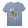 Kinder Geschwister T-Shirt: Mein Bruder kommt in die Schule - Perfektes Geschenk für den ersten Schultag & Schultüte 2023 mit Dinosaurier & Einhorn Motiv