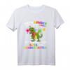 Kinder Geschwister T-Shirt: Mein Bruder kommt in die Schule - Perfektes Geschenk für den ersten Schultag & Schultüte 2023 mit Dinosaurier & Einhorn Motiv