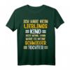 Schwiegertochter T-Shirt Lieblingskind mit Spruch - Lustiges Familiengeschenk für Mutter, Vater, Schwiegermutter & Schwiegervater zu Geburtstag, Muttertag & Vatertag