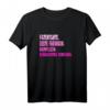 Damen Lustiges Patentante Beste Freundin Schlechter Einfluss T-Shirt - Witziges Geschenk für die zukünftige Patentante