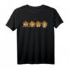 HapDeer Affen T-Shirt mit Smartphone - Lustiges Geschenk für Freunde, Social Media Fans & Affenliebhaber