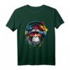 DJ Monkey Affen mit Sonnenbrille T-Shirt – Lustiges Geschenk für Affen- und Naturliebhaber zu Geburtstag & Weihnachten