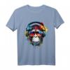 DJ Monkey Affen mit Sonnenbrille T-Shirt – Lustiges Geschenk für Affen- und Naturliebhaber zu Geburtstag & Weihnachten