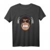 Frecher Affe mit Flieger-Sonnenbrille & Musik Kopfhörer Unisex T-Shirt – Perfekt als Geschenk für Tier-, Dschungel- und Musikfans