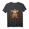 Lustiges Affe in Yoga Pose T-Shirt für Yoga Lehrer und Fans – Humorvolles Yoga-Shirt mit Namaste-Design