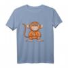Lustiges Affe in Yoga Pose T-Shirt für Yoga Lehrer und Fans – Humorvolles Yoga-Shirt mit Namaste-Design