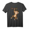 Lustiges Affen T-Shirt mit hängendem Äffchen auf Ast - Perfektes Geschenk für Affenliebende Kinder
