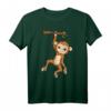 Lustiges Affen T-Shirt mit hängendem Äffchen auf Ast - Perfektes Geschenk für Affenliebende Kinder
