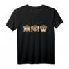 Nichts Sehen, Nichts Hören, Nichts Sagen - Lustiges Affen T-Shirt mit asiatischer Weisheit, perfekt als Geschenk zu Karneval, Weihnachten & Geburtstag