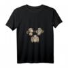 Damen Funny Monkey T-Shirt mit V-Ausschnitt – Lustiges Affen Design für Geburtstag, Weihnachten oder Selbstbelohnung