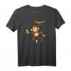 Affen T-Shirt für Kinder, Damen und Herren - Lustiges Tiermotiv mit Baumhangeln Design für alle Anlässe