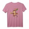 Affen T-Shirt für Kinder, Damen und Herren - Lustiges Tiermotiv mit Baumhangeln Design für alle Anlässe