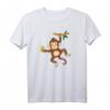 Affen T-Shirt für Kinder, Damen und Herren - Lustiges Tiermotiv mit Baumhangeln Design für alle Anlässe