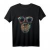 Cooles Affengesicht Silhouette Tierliebhaber T-Shirt – Perfekt als Geschenk für Familie, Freunde & Tierfreunde zu Weihnachten, Geburtstag, Vatertag & Muttertag