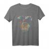 Cooles Affengesicht Silhouette Tierliebhaber T-Shirt – Perfekt als Geschenk für Familie, Freunde & Tierfreunde zu Weihnachten, Geburtstag, Vatertag & Muttertag