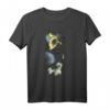 HapDeer Peter Pan & Tinkerbell Airbrush Style Sketch T-Shirt – Offiziell lizenziertes Fan-Shirt für Märchenliebhaber