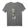 HapDeer Peter Pan & Tinkerbell Airbrush Style Sketch T-Shirt – Offiziell lizenziertes Fan-Shirt für Märchenliebhaber