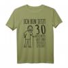 Lustiges 30er Geburtstag T-Shirt für Männer - Ich bin jetzt 30, laut und deutlich feiern