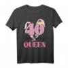 Geburtstag 40 Jahre alt Vintage Königin Krone T-Shirt – Coole Geschenkidee für Frau oder Mama zum HapDeer