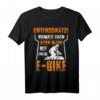 Unterschätze niemals einen alten Mann mit einem E-Bike T-Shirt - Lustiges Geschenk für Fahrradliebhaber, Opas & E-Biker zum Geburtstag & Weihnachten