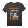 Unterschätze niemals einen alten Mann mit einem E-Bike T-Shirt - Lustiges Geschenk für Fahrradliebhaber, Opas & E-Biker zum Geburtstag & Weihnachten
