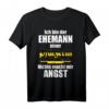 Lustiges Pfälzer Spruch T-Shirt für Ehemänner | Original mit Landesfarben in Schwarz und Gelb