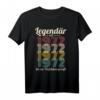 Jahrgang 1972 Geschenk Retro T-Shirt – 51 Jahre Geburtstag, Legendär seit 1972, Witziges und cooles Geburtstags-Shirt für Männer und Frauen