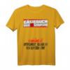 Gästebuch 60 Jahre T-Shirt - Perfekt für Geburtstagsparty, Fete & unvergessliche Erinnerungen für Mann und Frau
