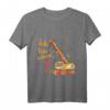 Kinder Ich bin schon 7 - Geburtstag T-Shirt für Jungen mit Kran-Motiv, ideal als Geschenk für 7-Jährige Jungs, Baustellen- und Baggerliebhaber